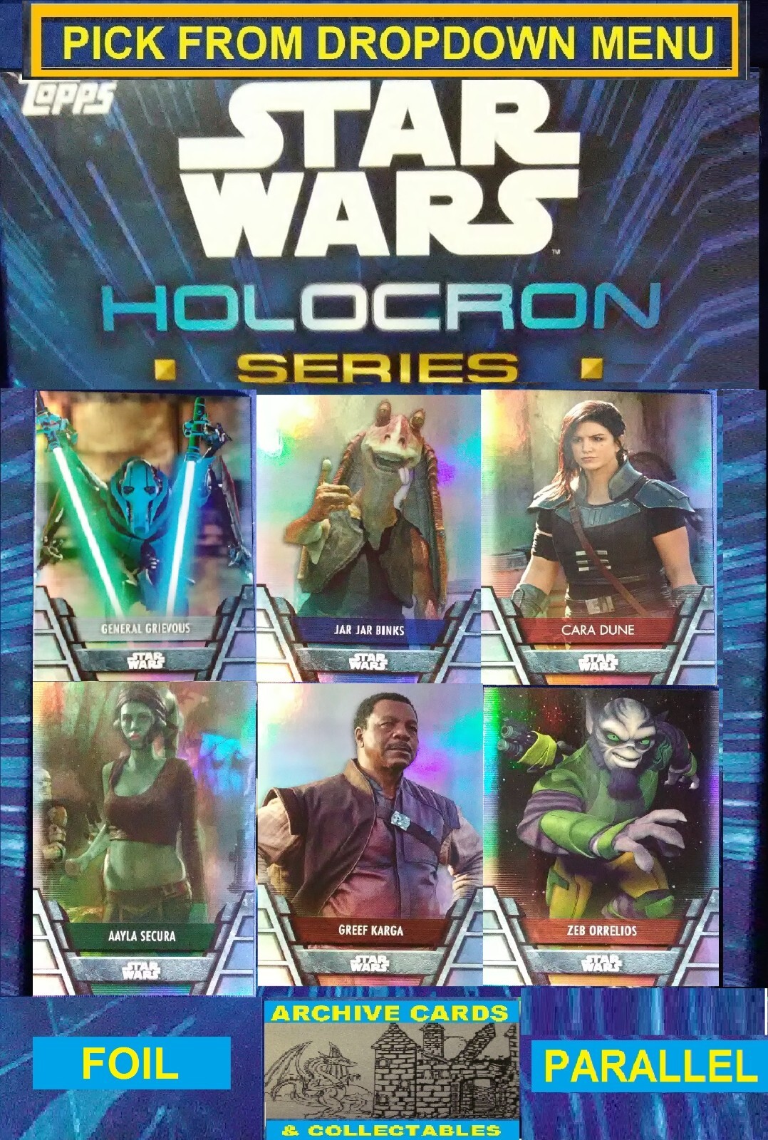 2020 topps スターウォーズ holocron バラ売り可 20tpswholocronseriesNS-
