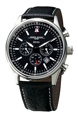 Jorg Gray JG6500 Series Chronograph Leather Watch - As Worn By President Obama