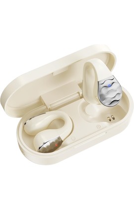  Wireless Earphones Bluetooth Earbuds, Open Ear Clip Headphones for Off White