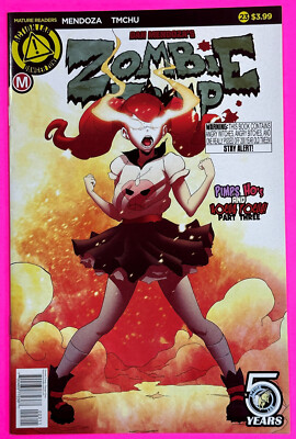 ZOMBIE TRAMP #23 (DANGER ZONE ACTION LAB 2016) TM CHU REGULAR COVER