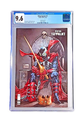 King Spawn #1 8/2021 CGC 9.6 White Pages, Variant Cover B