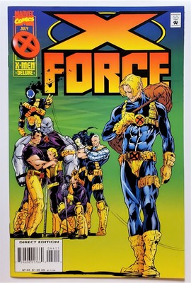 X-Force #44 Deluxe Ed (Jul 1995, Marvel) VF/NM 
