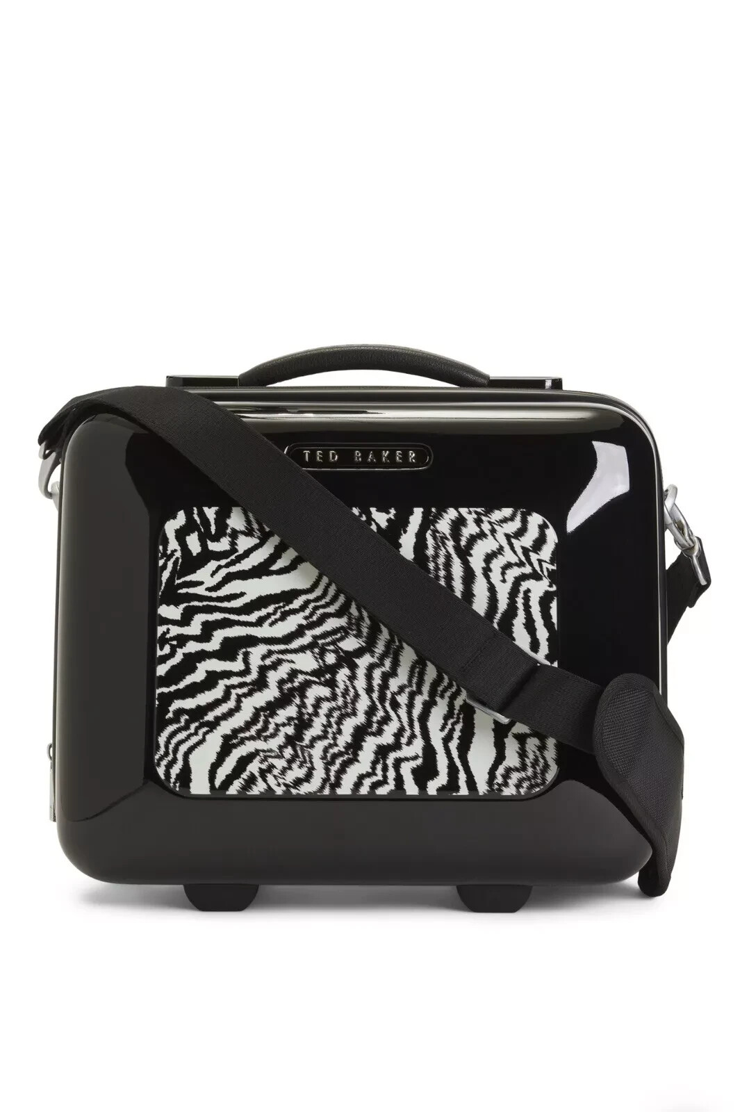 TED BAKER Take Flight Zebra Hardcase Vanity Case Luggage Travel