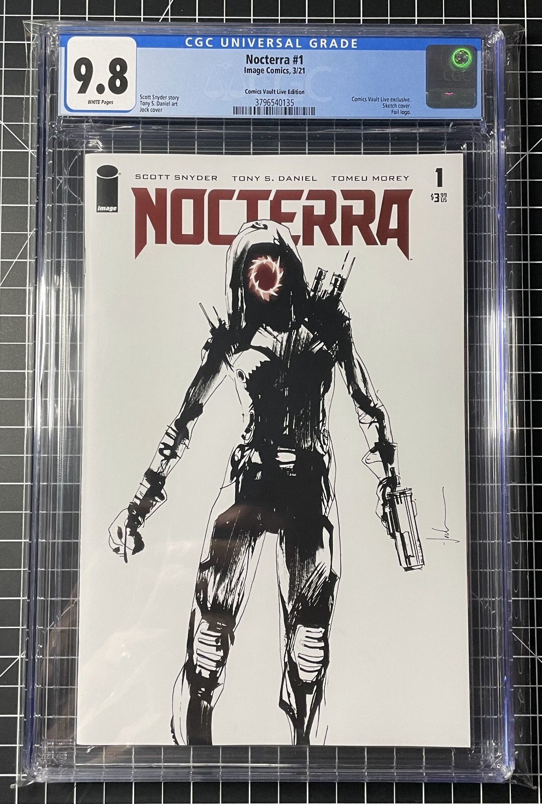 アメコミリーフ Nocterra #1 CGC 9.8 Nocterra #1 CGC 9.8 Comics Vault Live Red Foil Jock Variant