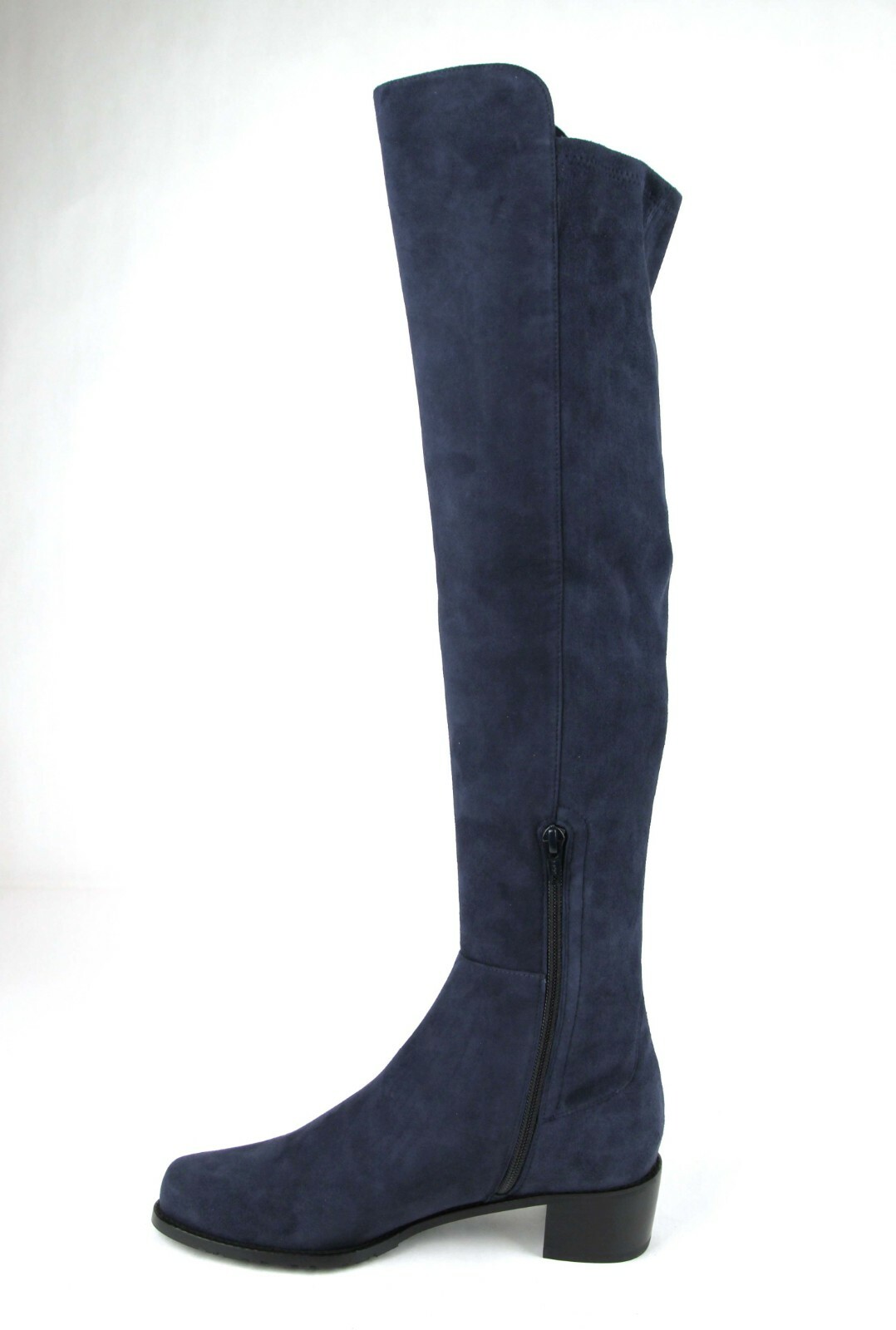 Pre-owned Stuart Weitzman $795  Women's Allserve Nice Blue Suede Knee Boot Yw28482