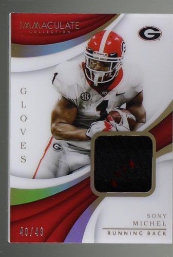 2018 Panini Immaculate Collection Collegiate Sony Michel #14