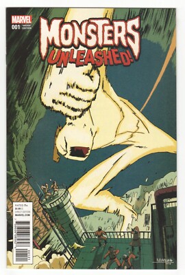 Monsters Unleashed #1 Ken Niimura Variant Cover - 1st Kid Kaiju - NM 9.4