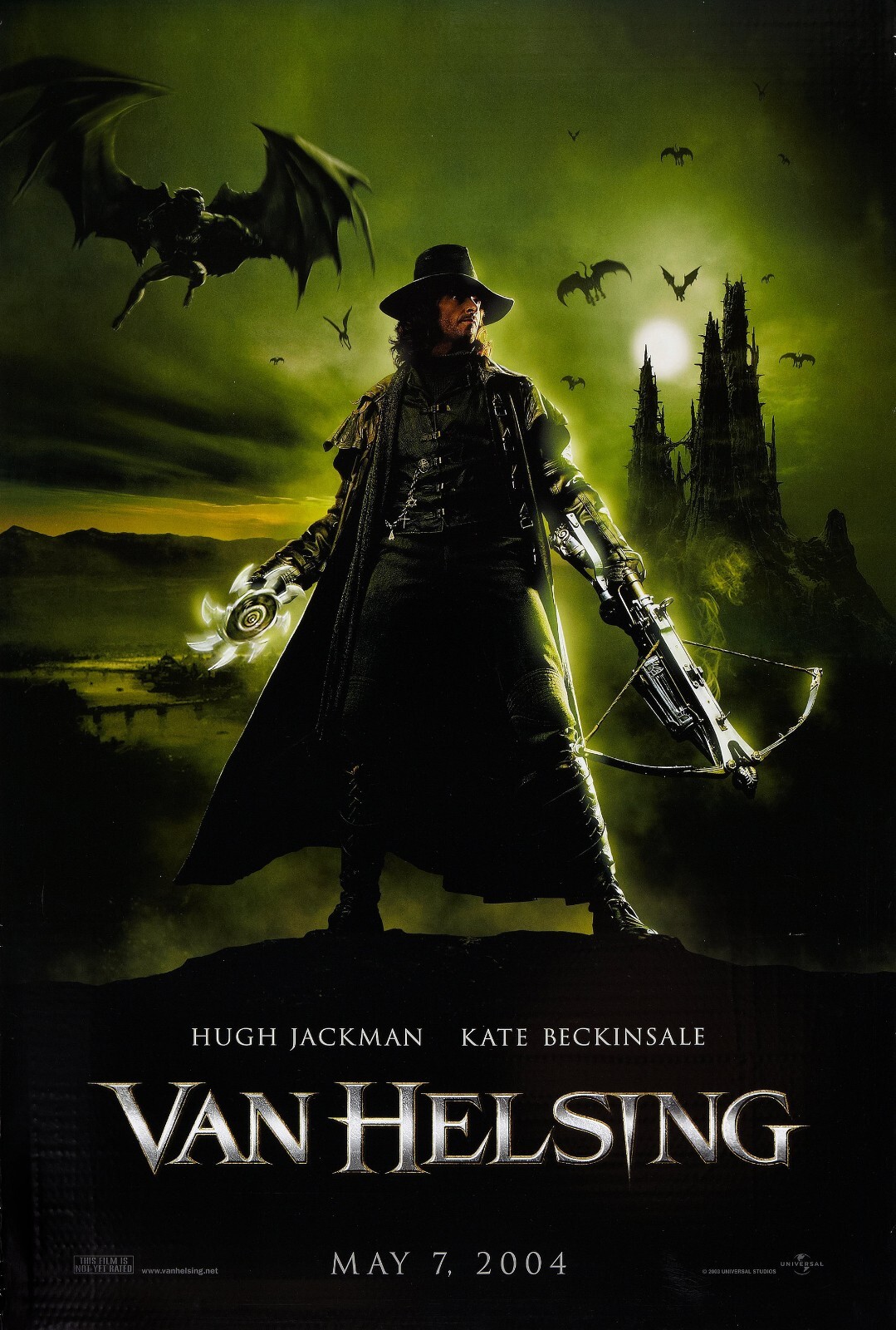 VAN HELSING MOVIE POSTER Original DS 27x40 HUGH JACKMAN 2004