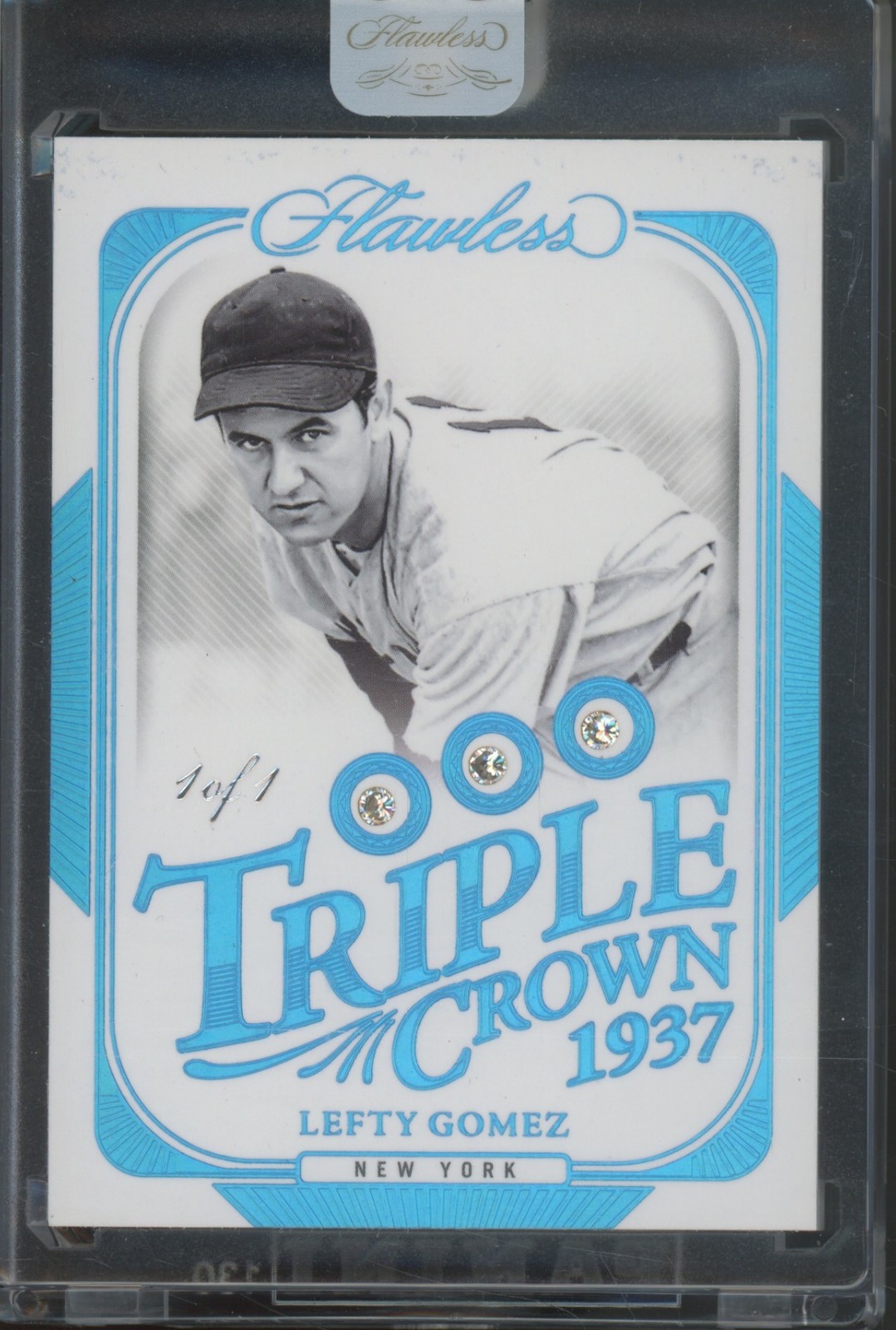 2024 Panini Flawless Triple Crown Diamond Platinum #6 Lefty Gomez 1/1
