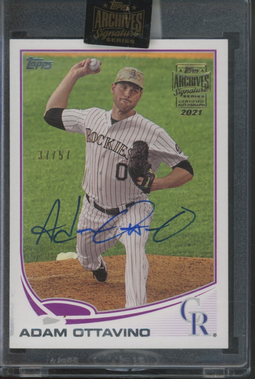2021 Topps Archives 2013 Topps Update #US201 Adam Ottavino 37/57 Auto Autograph