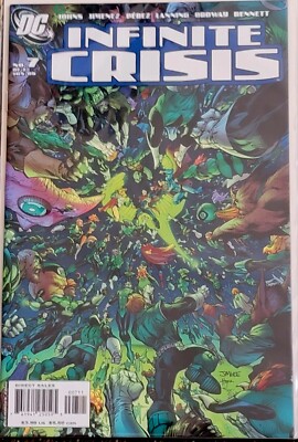 Infinite Crisis #7 Comic Book Jim Lee Cover NM Green Lantern Corps VS Superboy