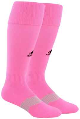 Adidas Pink, Metro OTC Socks, Arch & Ankle Compression Mens Size Large (9-13)