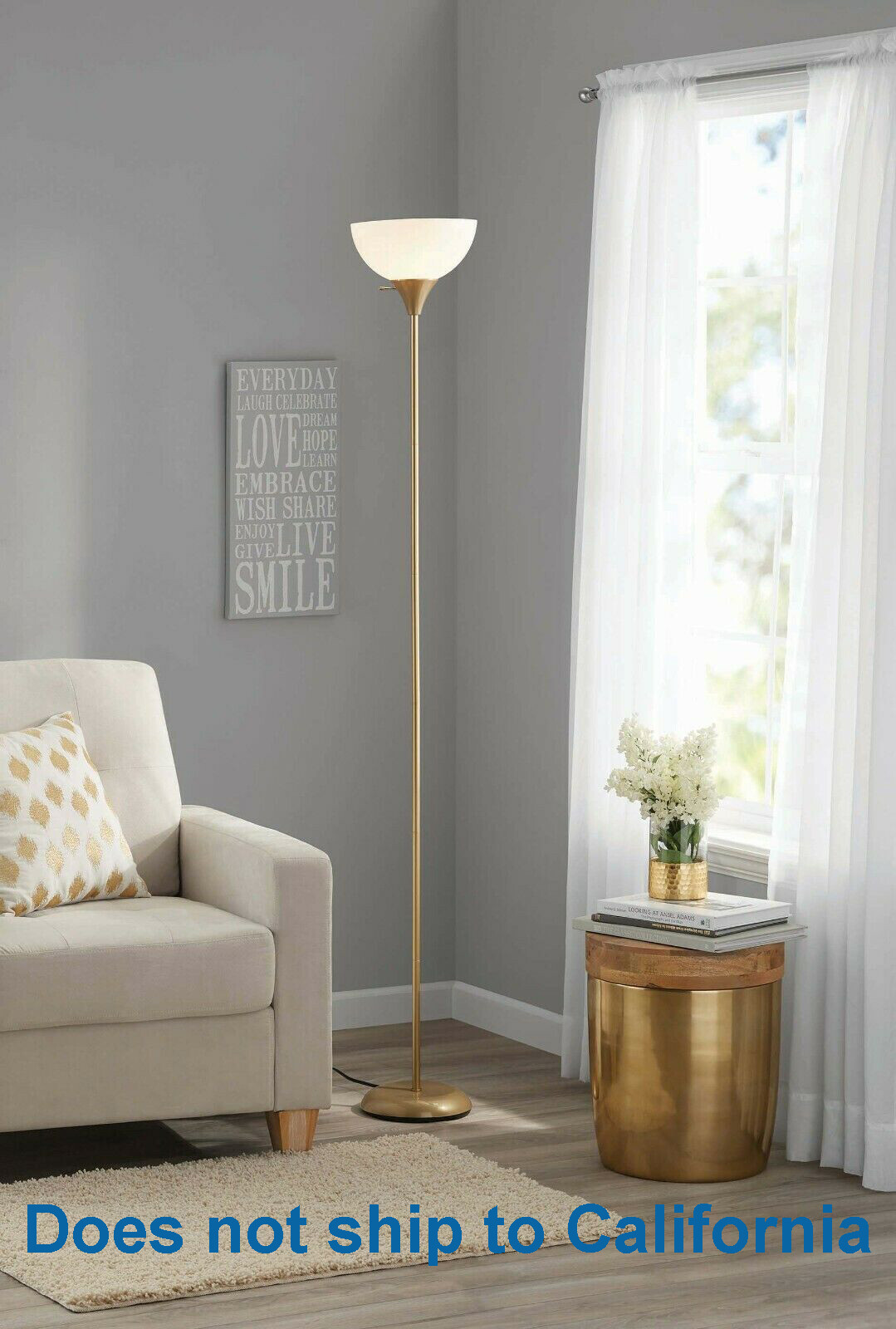 Vidja Floor Lamp White 54 Decorative Light For Sale Online Ebay