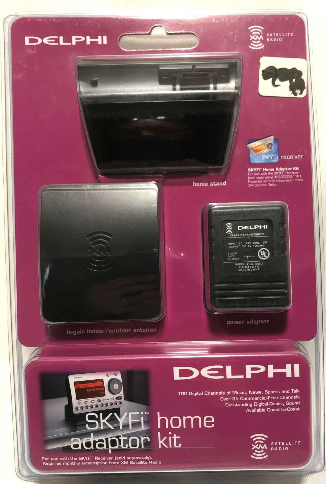 Delphi SA50004 XM SKYFi Home Adapter Kit
