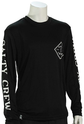 

Футболка Salty Crew Boys Tippet Tech LS — черная — новинка, Черный