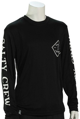 Футболка Salty Crew Boys Tippet Tech LS — черная — новинка