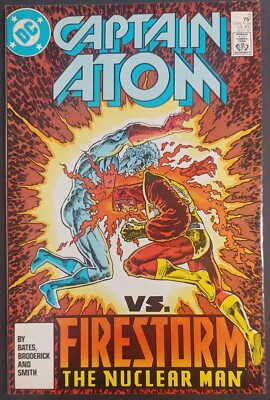 Captain Atom #5 VF (1987) VS. Firestorm, The Nuclear Man... DC Comics