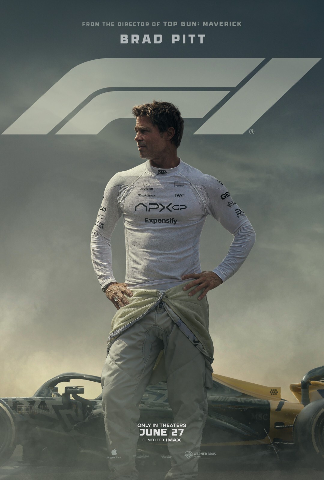 F1 映画　ポスター ブラッド・ピット最新作 映画『F1』 ポスターもセンス良すぎる