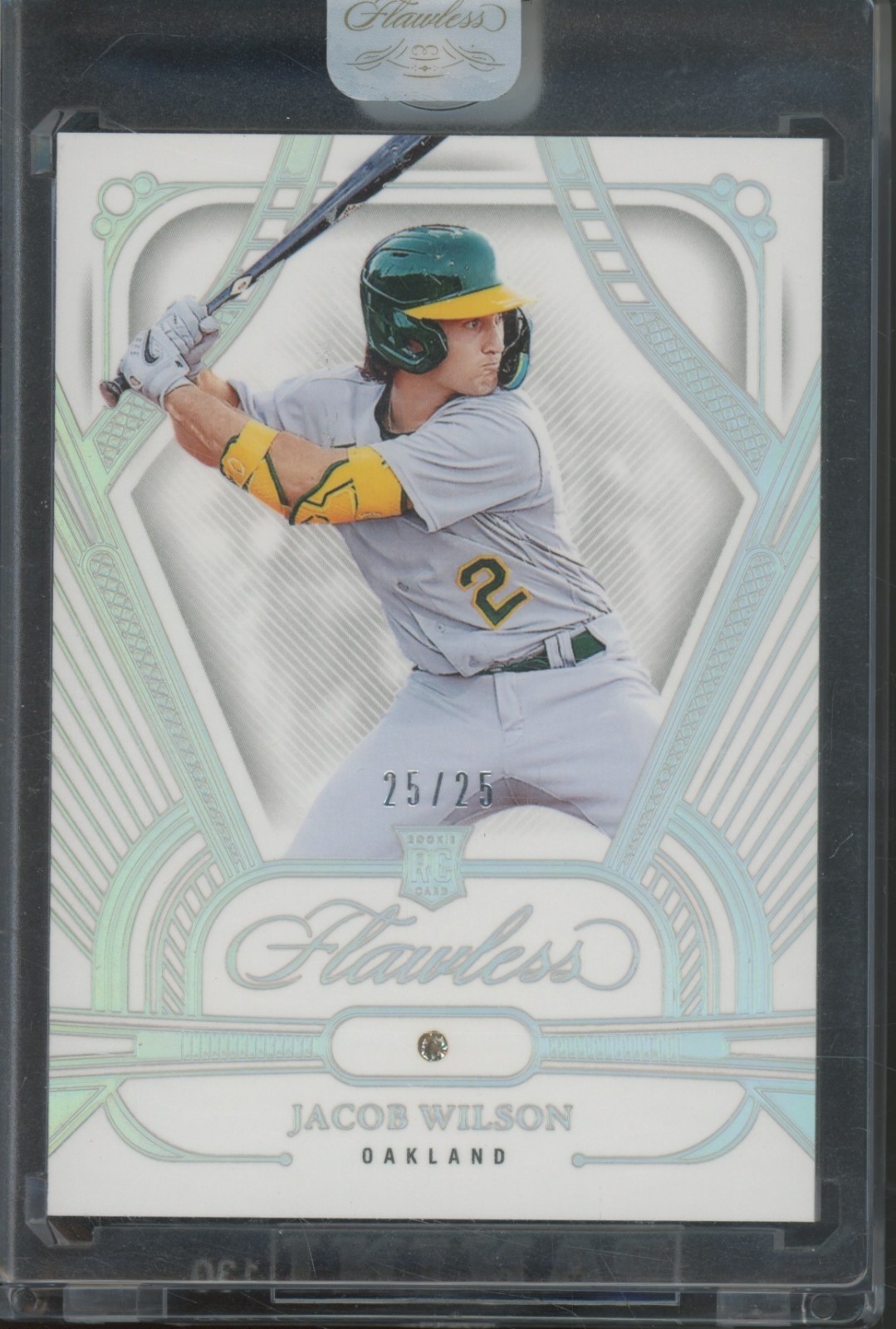 2024 Panini Flawless Diamond #45 Jacob Wilson 25/25 RC Rookie