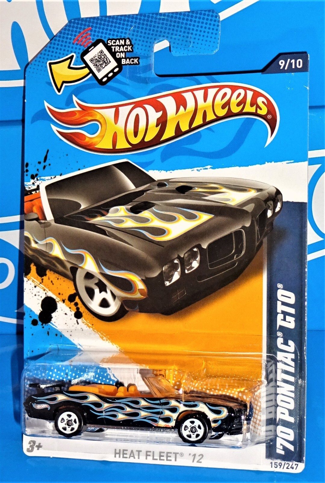 Hot Wheels HEAT トレーラー付きミニカー Hot Wheels 2012 Heat Fleet Series #159 '70 Pontiac GTO