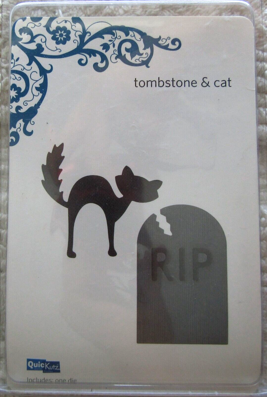 QuicKutz 4 x 4 Cutting Die - Tombstone & Cat - REV-0062 | eBay