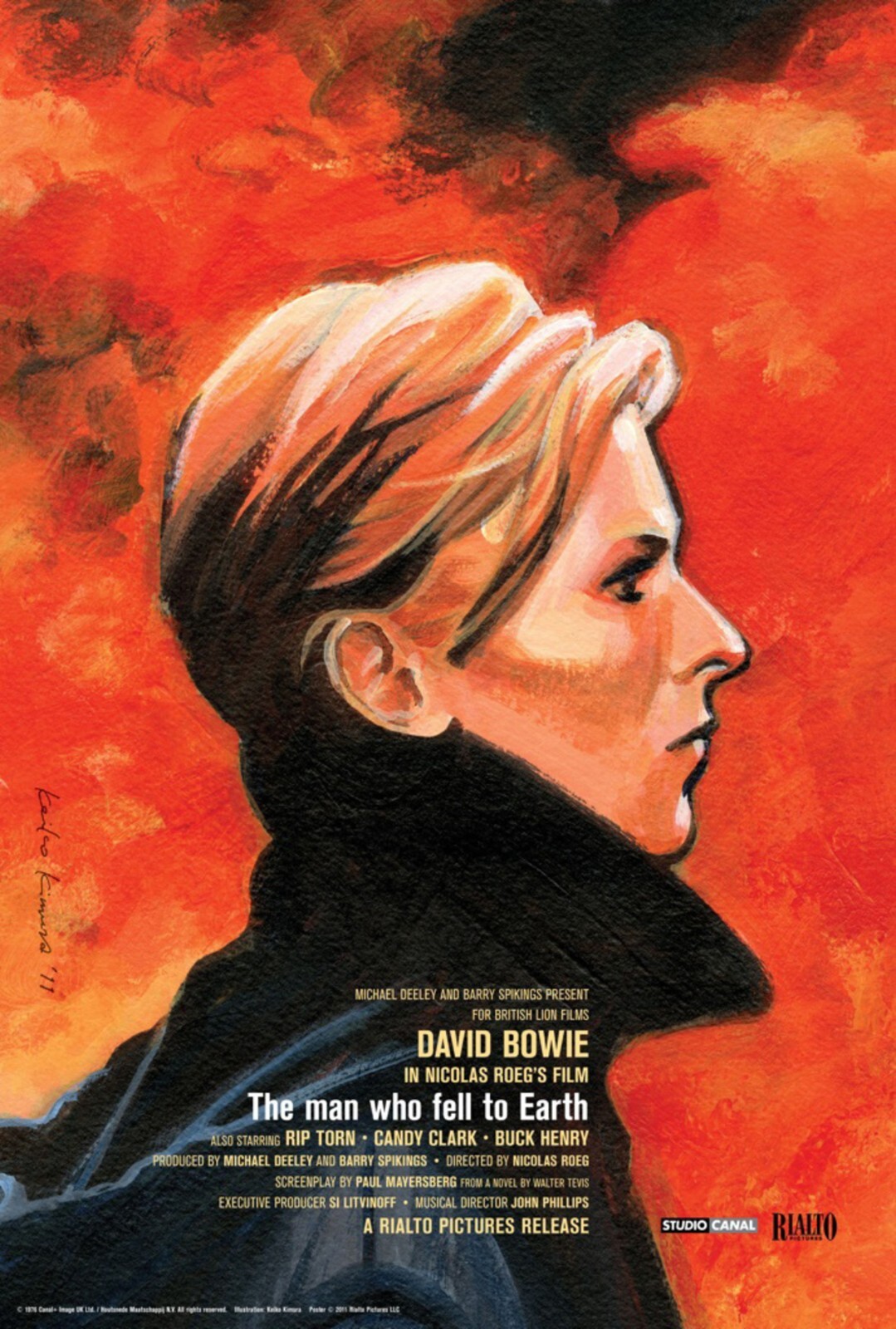 The Man Who Fell To Earth movie poster - David Bowie poster