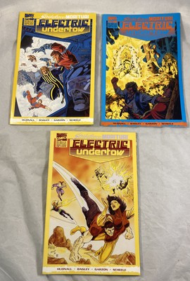 Strikeforce Morituri Electric Underflow #1 - 3 Marvel Comic Books 1989-90 VG