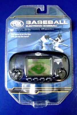 EARLY MODEL FOX SPORTS ELECTRONIC MLB BASEBALL GAME BY EXCALIBER 2009 * HANDHELD