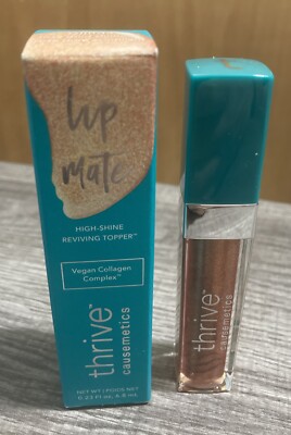 Thrive Causemetics Lip Mate High Shine Gloss GLINDA Rose Gold 0.23 fl oz/6.8 ml