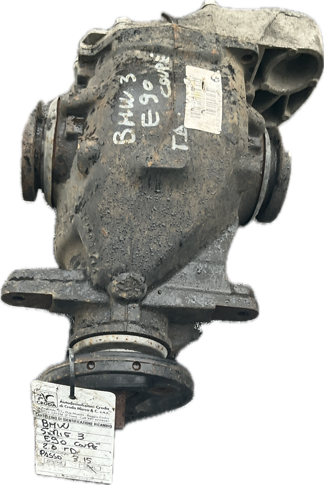 Differenziale posteriore post per modello BMW SERIE 3 E90 COUPE' passo 3.15