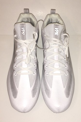 Nike Vapor Untouchable Pro Men's Football Cleats White Silver Size 15 833385-102