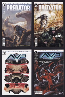Predator: Life and Death #1/#2/AVP Life and Death #1 Variant/#2 Dark Horse 2016