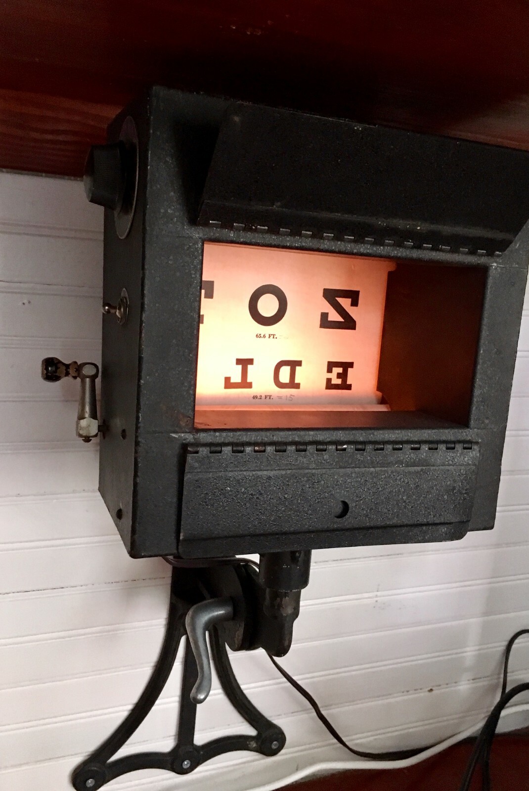 Medical Antique Optometrist Eye Test Equipment, Beck Lee Corporation.