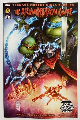 TMNT ARMAGEDDON GAME #3 LCSD VARIANT Tom Waltz IDW 2022 NM 1st print