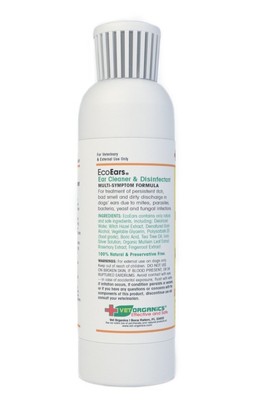 EcoEars | All-Natural Dog Ear Cleaner - Infection Formula For Itch, Head Shak...