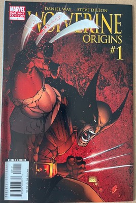 Wolverine: Origins #1 June 2006 Variant Cover High Grade Unread Way Dillon