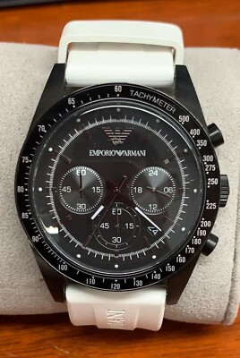 Emporio Armani AR6107 チタン クロノグラフ Emporio Armani AR6107 チタン クロノグラフ