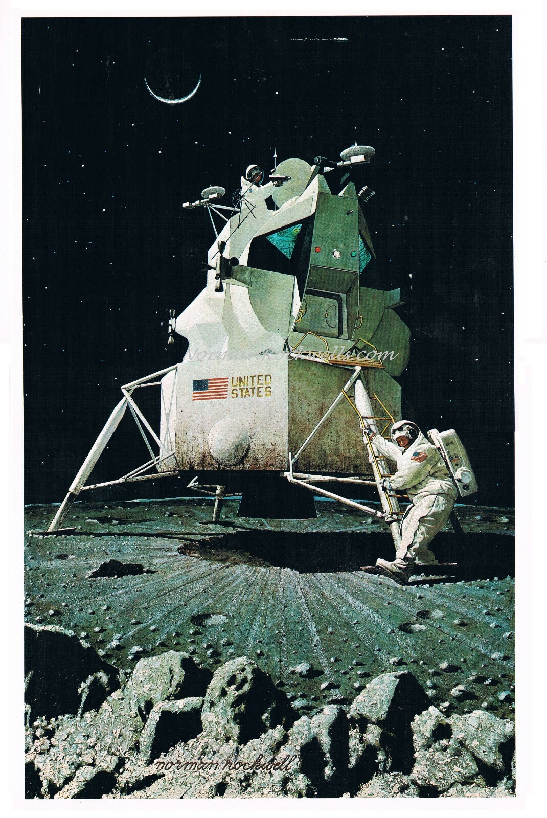 Norman Rockwell print 