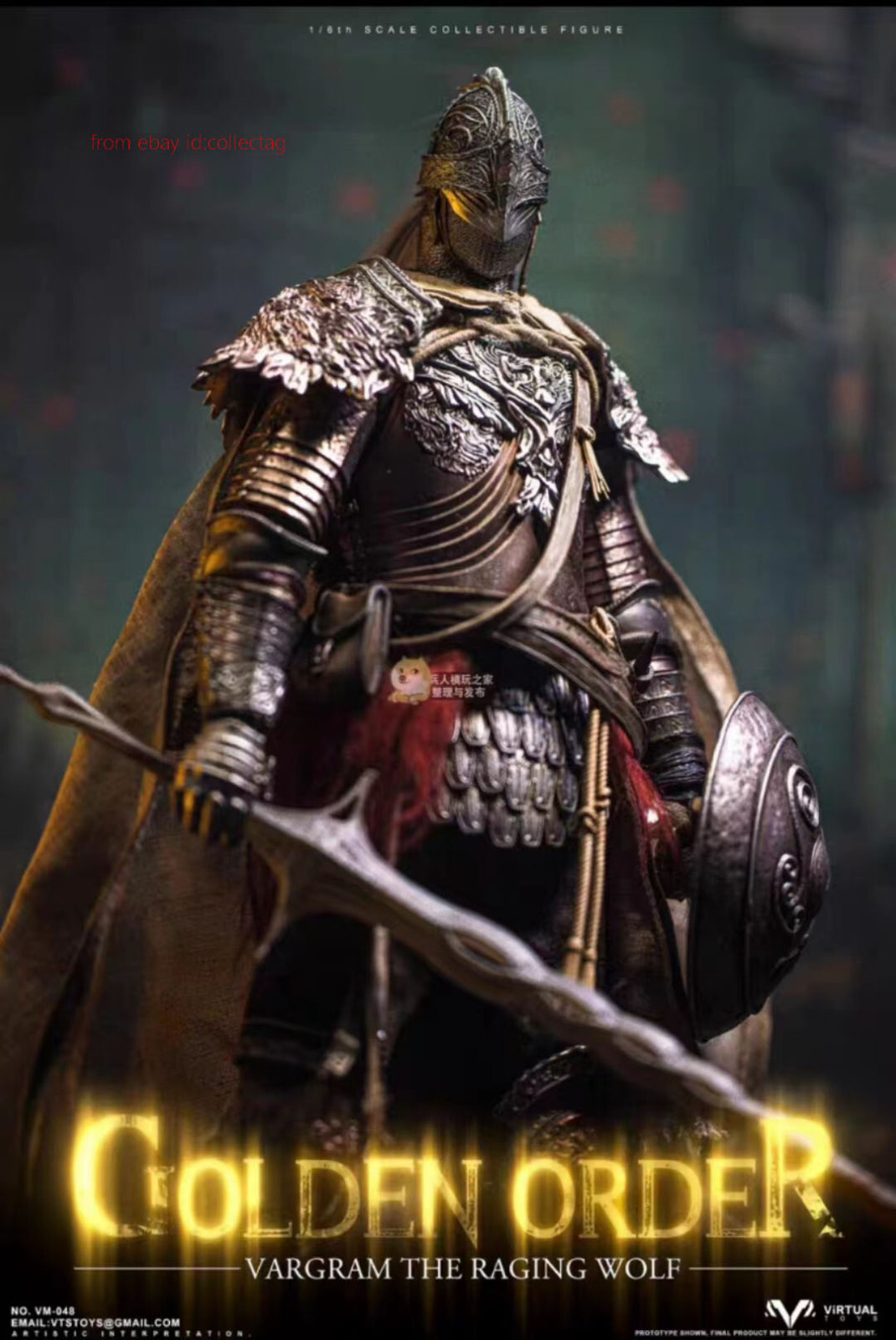 Vts toys 1/6 Golden Order Vargram The Raging Wolf Deluxe Vts toys 1/6 Golden Order Vargram The Raging Wolf Deluxe