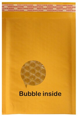 SuperPackage® 50 #6  12.5 X 18  Kraft Bubble Mailers Padded Envelopes 50KB#6