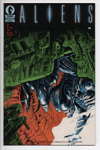 Aliens 3 Dark Horse Comics Comic Book 1988 Vintage Horror