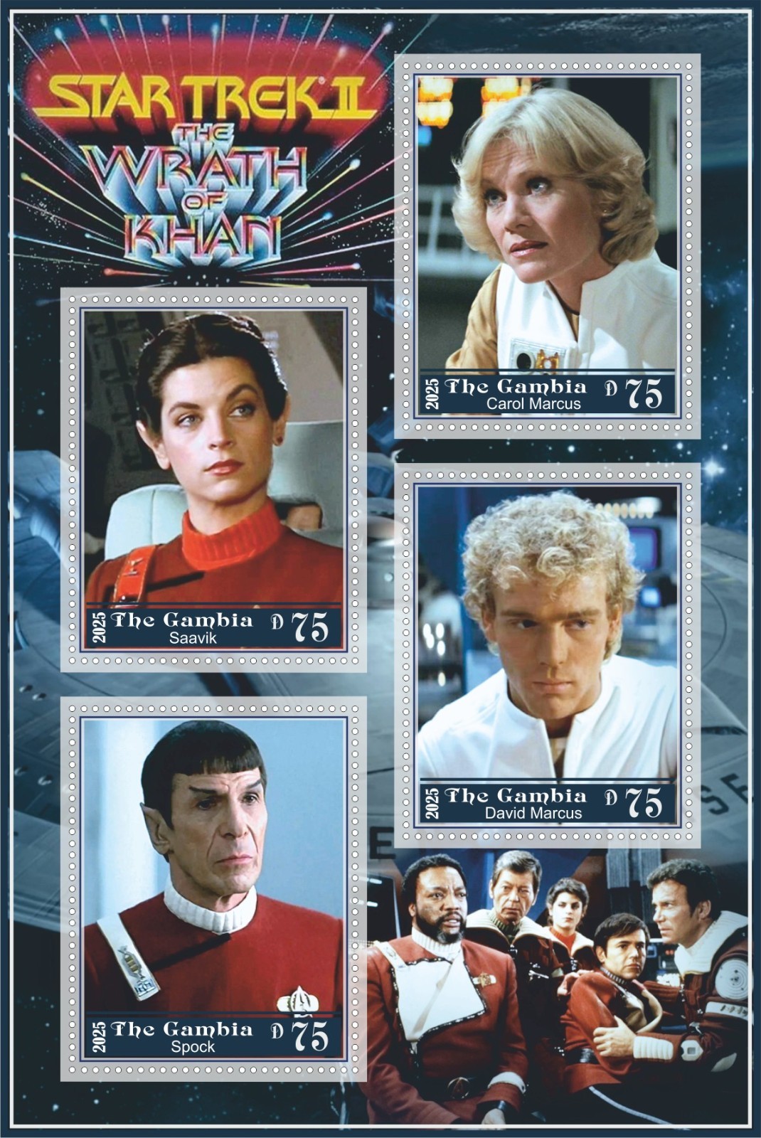 スタートレック　切手その8　Star Trek postage stamp ST. VINCENT Star Trek: The Next Generation MNH stamp | eBay