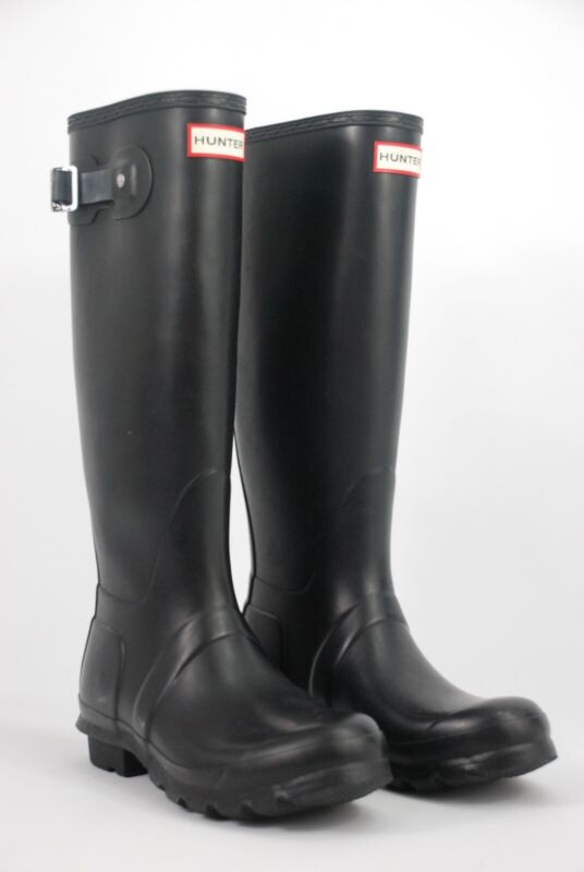 calf high rain boots