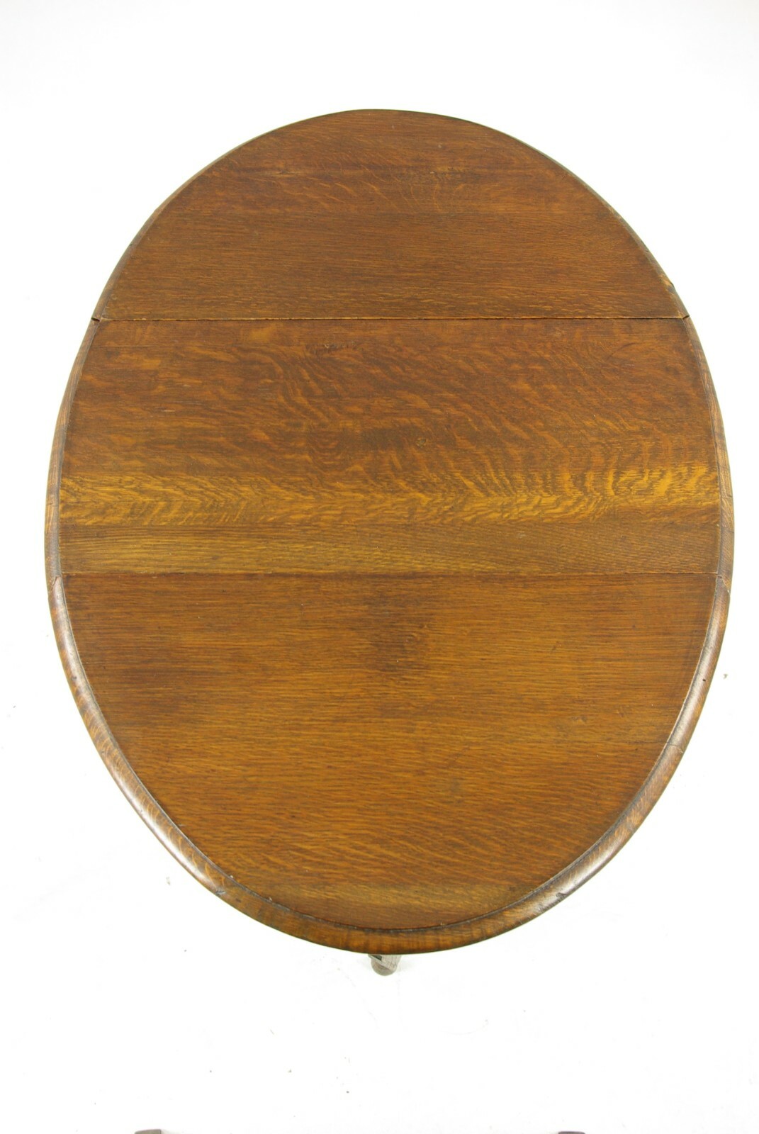 Antique Gateleg Table, Barley Twist Oval Drop Leaf Table, Scotland 1920s, B1417