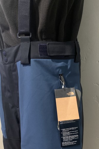 Pre-owned The North Face Men Anonym Insulated Futurelight Waterproof Ski Bibs Pants Navy In Blue