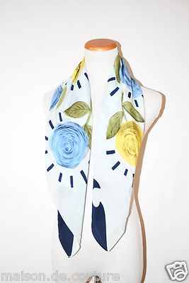 【送料&関税込】Moschino Printed Silk Scarf Moschino Multicolor Printed Silk Scarf Moschino | TLC