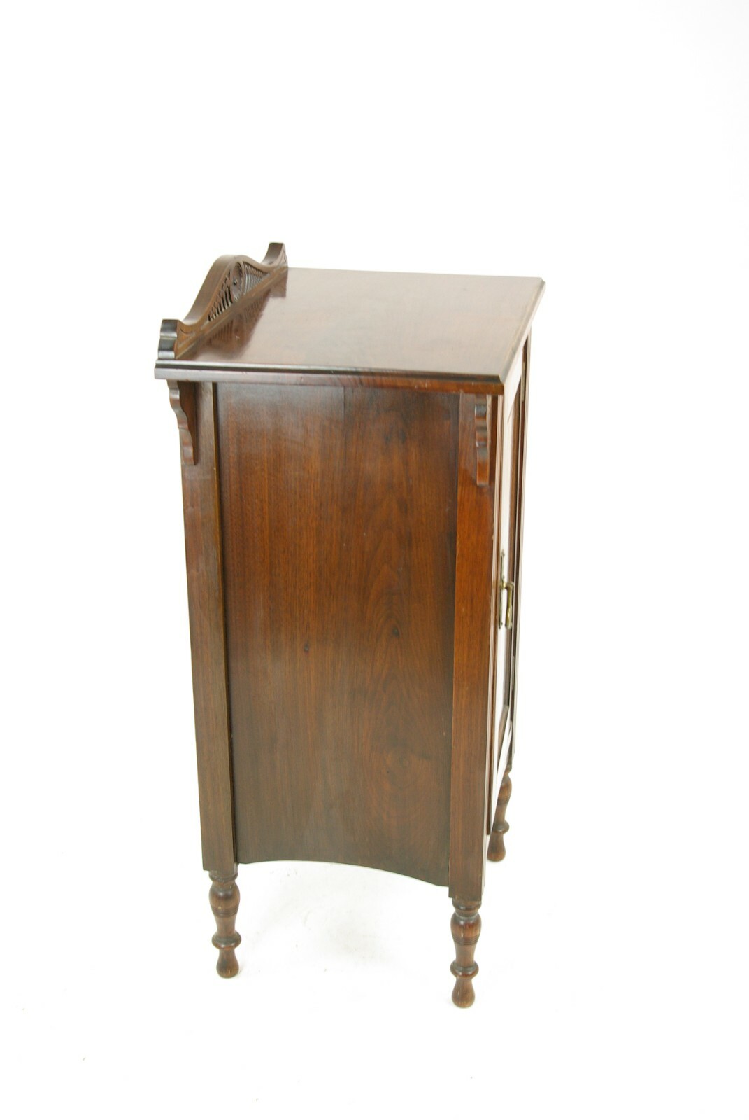Walnut Night Stand, Bedside Table, Scotland 1870, Antique Furniture, B1426