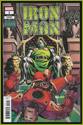 IRON MAN #1 (2024) DOOM VARIANT AVENGERS DOOMSDAY ROBERT DOWNEY JR MARVEL NM