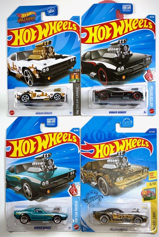 Rodger Dodger, 2019-2026 Black, White, Cyberpunk, Teal, Netflix Let's Race 4X