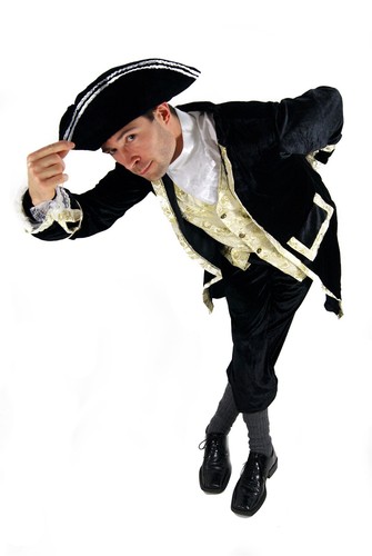 costume aristocrat pirate captain baroque mens feudal lord lord
